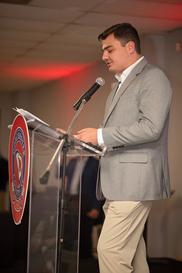 CJ Westfall on the campaign trail