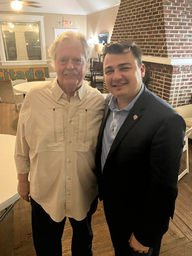 CJ Westfall on the campaign trail